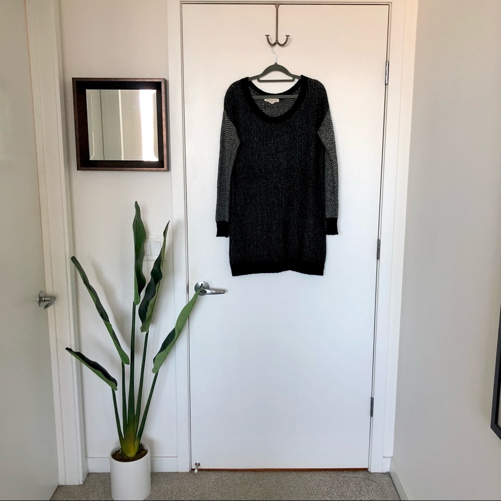 Cozy wool knit sweater dress by BCBGeneration. Size s/xs.